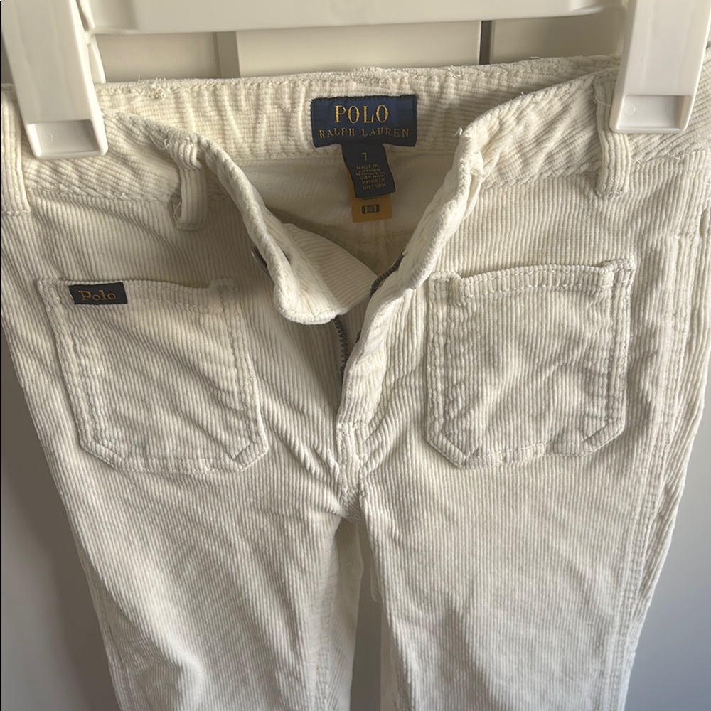 Polo Ralph Lauren Cream Corduroy Pants
